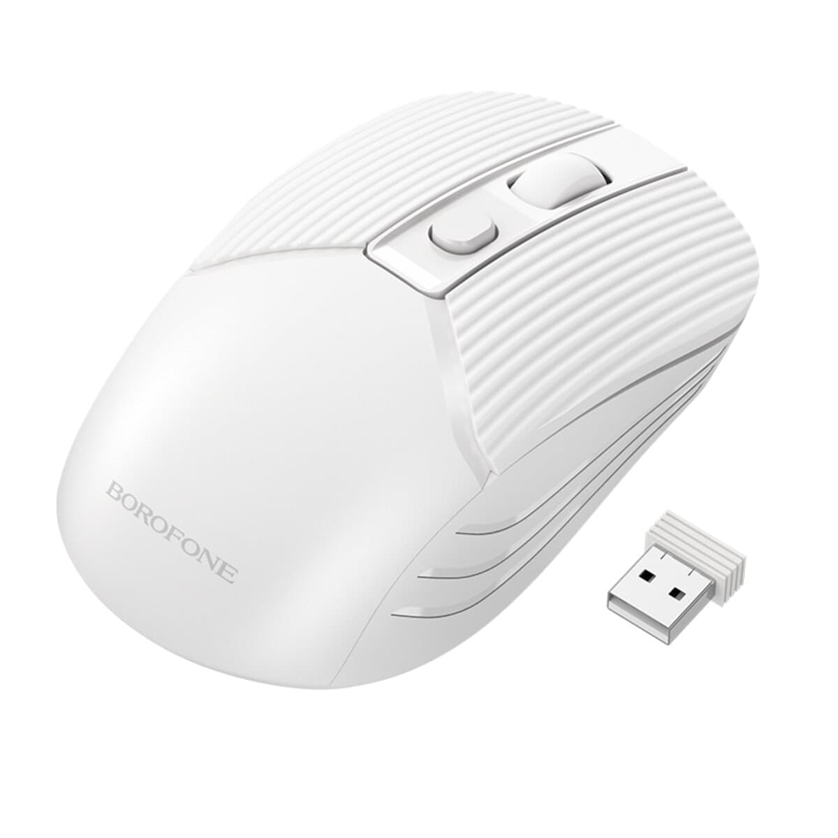 Бездротова мишка BOROFONE BG5 Business wireless mouse 2.4G 1600pdi White (BG5W)