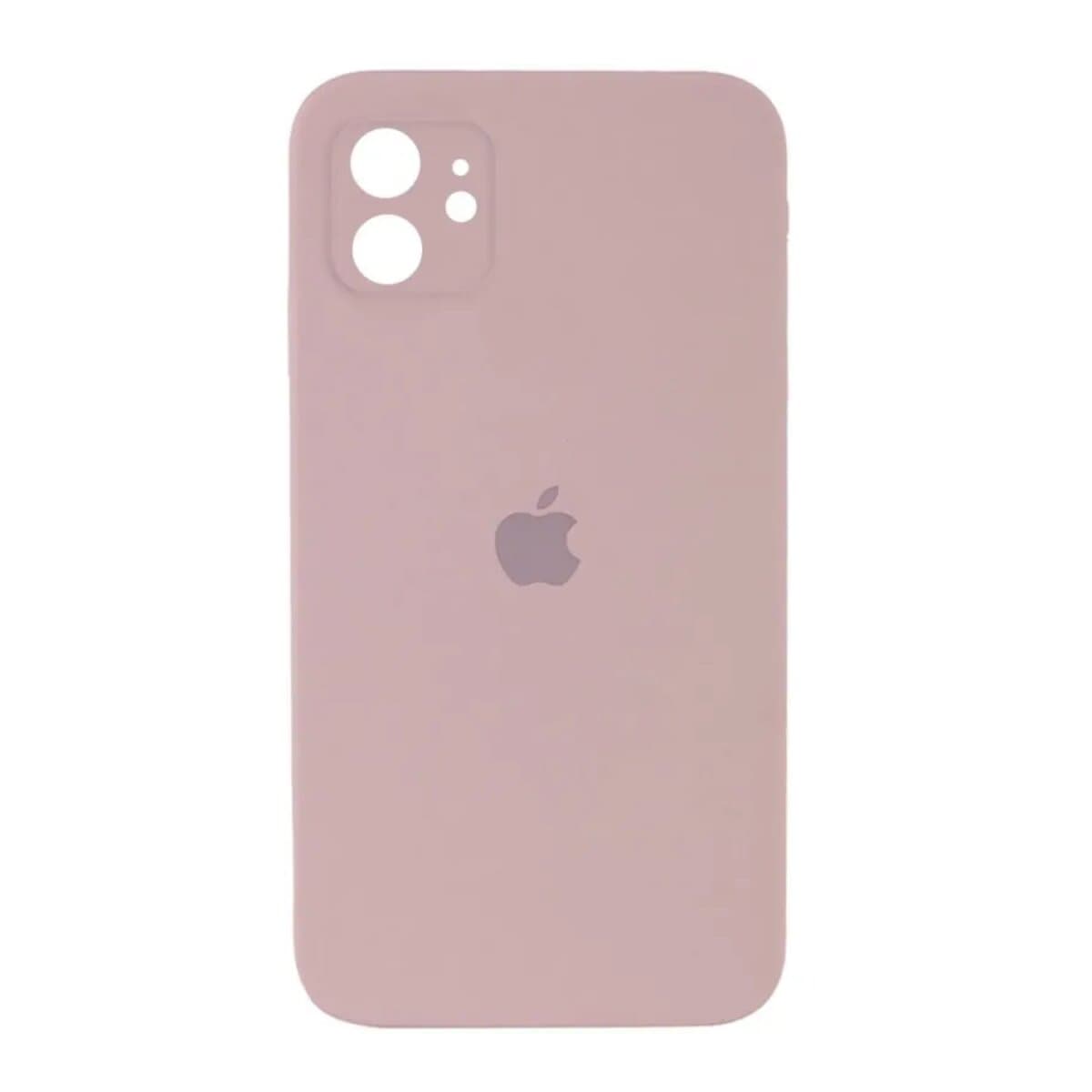Защитный чехол-накладка Silicone Full Case AA Camera Protect для Apple iPhone 11 Pink Sand (FullAAi11-15)