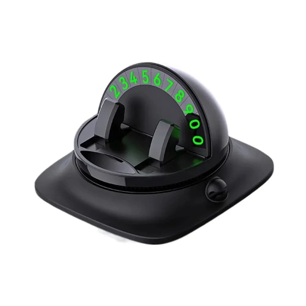 Паркувальна карта візитка на панель авто з автотримачем Xiaomi Carfook dashboard navigation car mount ZM-18 parking sign model Black (ZM-18)