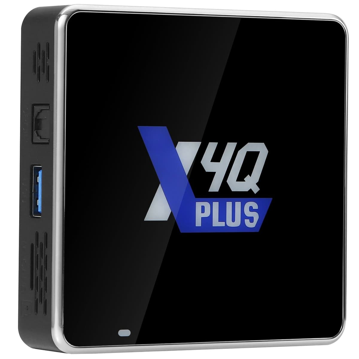 TV Медіаплеєр смарт приставка Ugoos X4Q PLUS 4 64Gb Amlogic S905X4 Android 11 WiFi 2.4G+5G BT 5.1 Miracast BT GyroRC Black