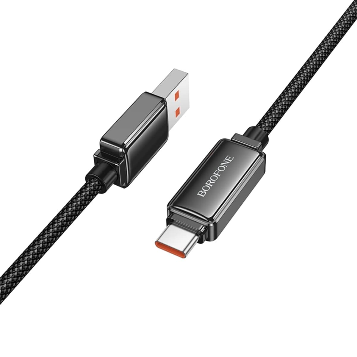 Кабель BOROFONE BU53 5A Meteor fast charging data cable USB to Type-C 5A 1.2m Black