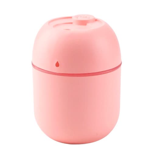 Ультразвуковий міні зволожувач повітря 220мл USB дифузор портативний Pink (725491)