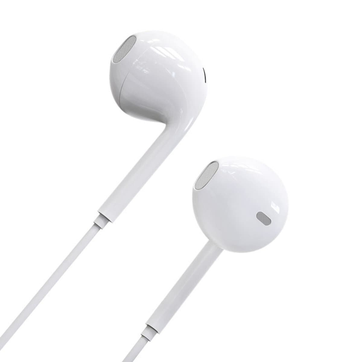 Провідні навушники BOROFONE BM54 Maya Universal Earphones with mic 1.2м 3.5мм White (BM54W)