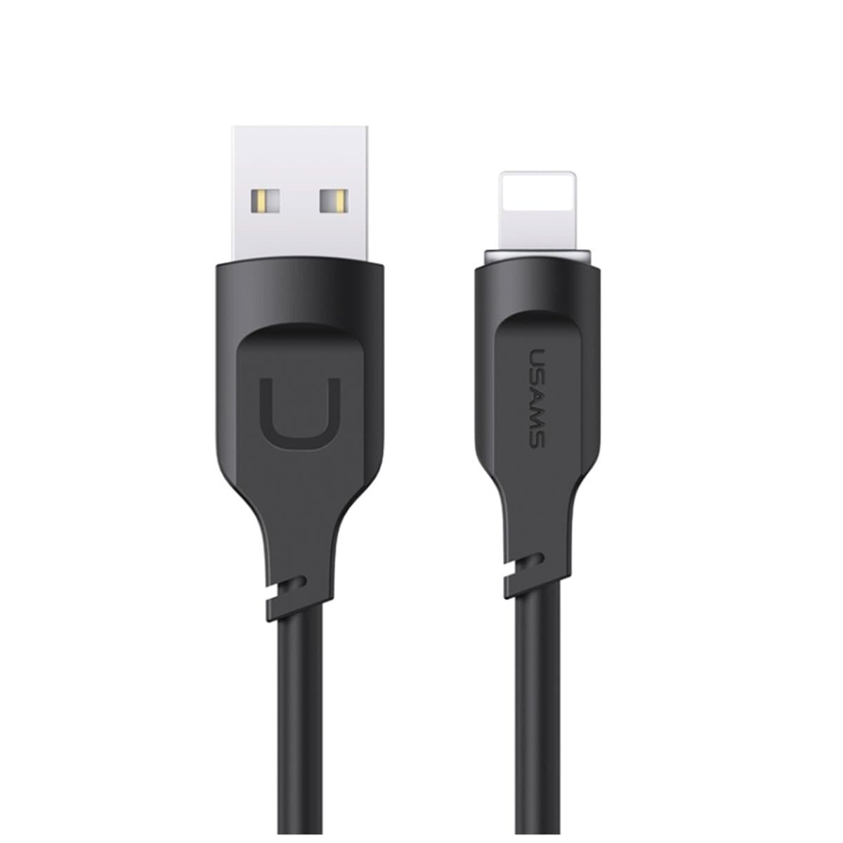 Кабель Usams US-SJ565 USB to Lightning Charging and Data Cable Lithe Series 1.2m 2.4A Black (SJ565USB01)