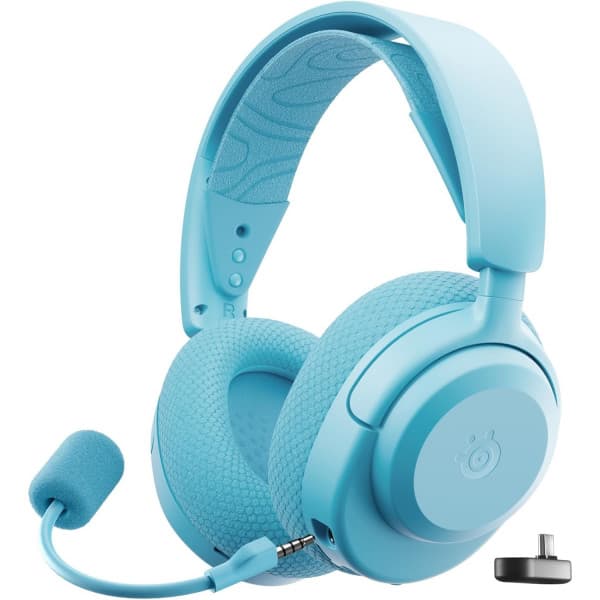 Бездротові ігрові навушники з мікрофоном SteelSeries Arctis Nova 3P Wireless 2.4ГГц Bluetooth MultiPlatform/Xbox Turquoise (61691)