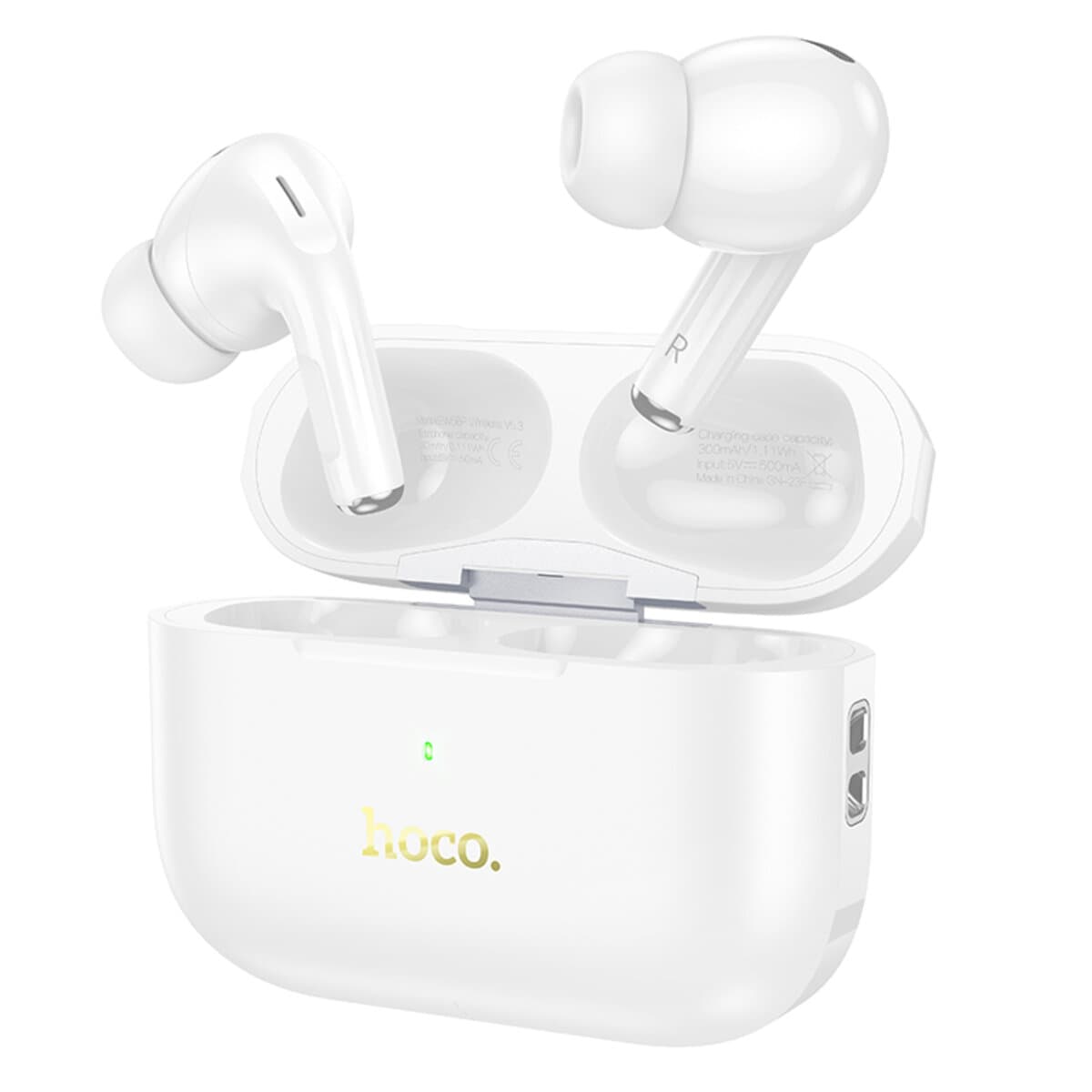 Беспроводные наушники HOCO EW56 Plus Generoso true wireless ANC шумозаглушення BT5.3 headset 300mAh White