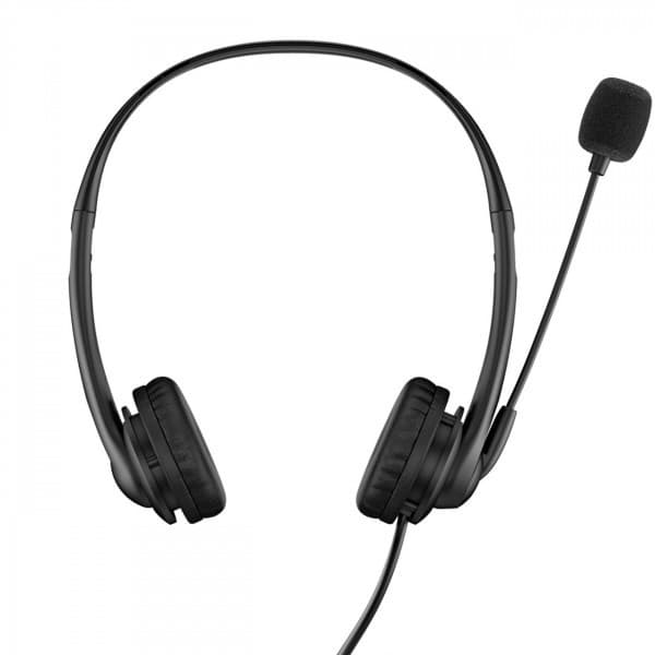 Проводные наушники с микрофоном гарнитура HP G2 428H5AA Stereo Headset USB Black