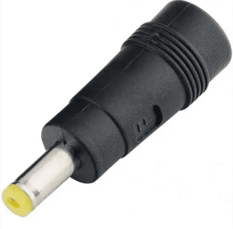 Перехідник живлення S1018 із DC5.5x2.1 мм на DC4.8x1.7 мм Black