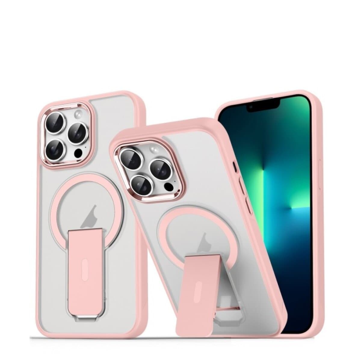 Защитный чехол-накладка Cosmic Magnetic Stand для Apple iPhone 13 Pro Max Pink (MagStand13PMPink)