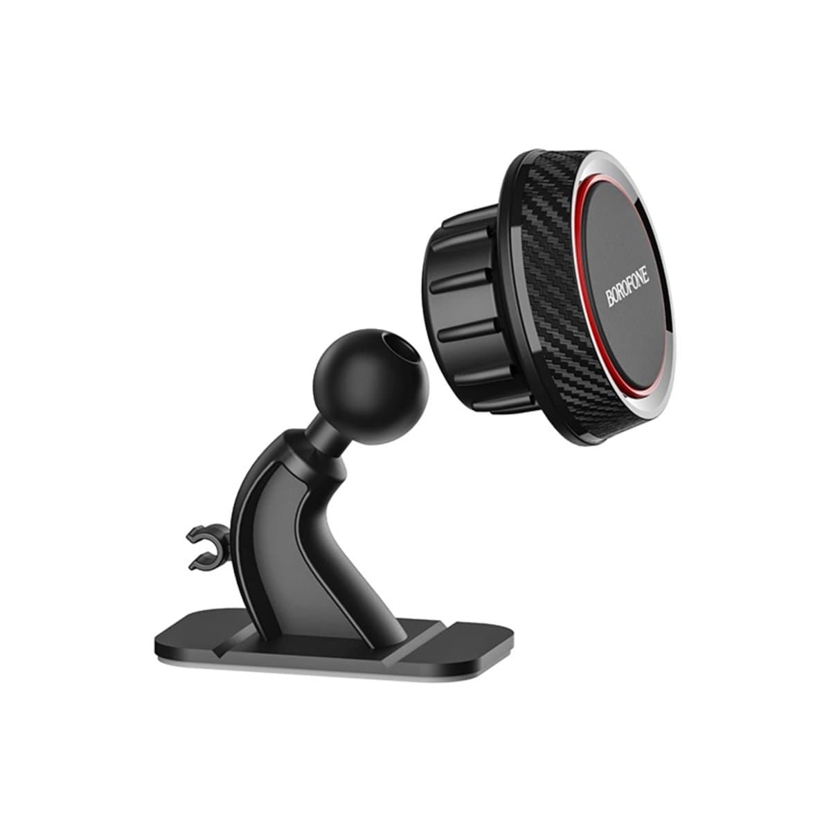 Тримач для телефону автотримач BOROFONE BH13 Journey series center console in-car holder Black (BH13)