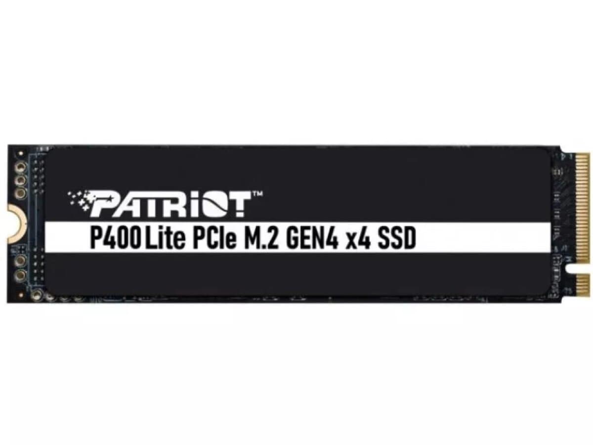 Твердотільний накопичувач SSD M.2 Patriot P400 Lite 500GB NVMe 1.4 2280 Gen 4x4, 2700/3500 3D TLC (P400LP500GM28H)