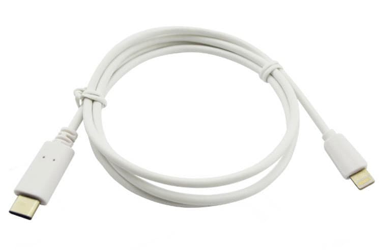 Кабель S0749 USB3.1 Type-C to Lightning 1м White