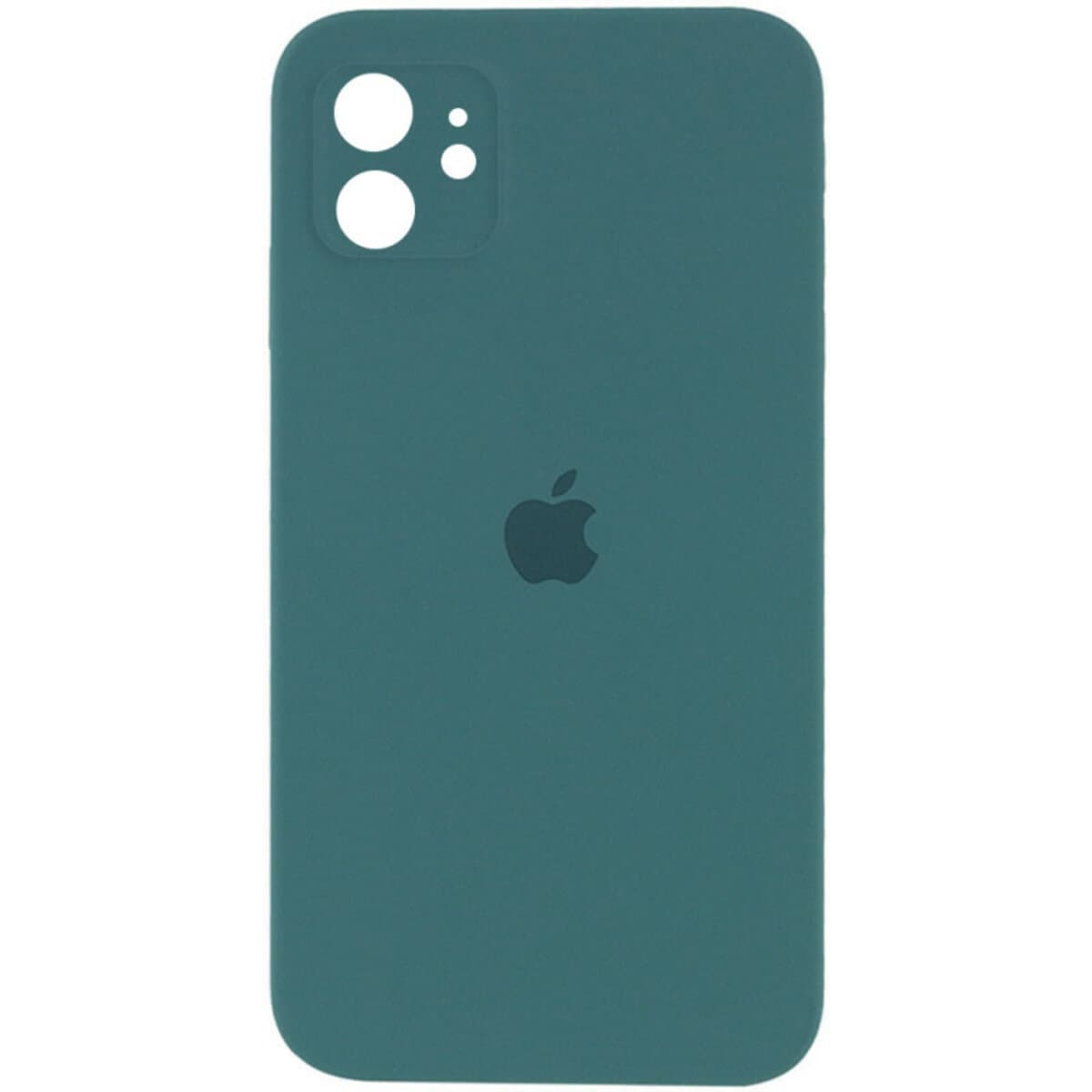 Защитный чехол-накладка Silicone Full Case AA Camera Protect для Apple iPhone 11 Pine Green (FullAAi11-46)