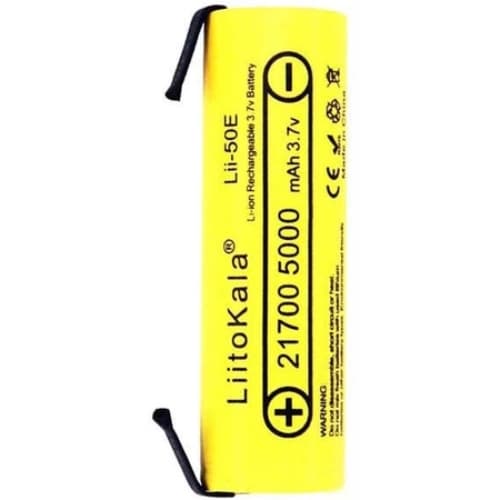 Акумулятор LiitoKala 50E-N 21700 5000mAh 3.7V li-ion battery 1шт (50E-N)