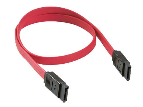 Кабель S0234 SATA to SATA 40см прямий Red