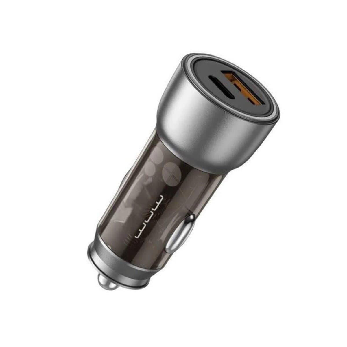 Автомобільний зарядний пристрій WUW C185 PD20W+QC3.0 Black