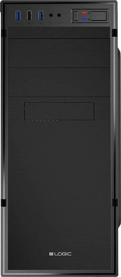 Корпус для комп'ютера LogicConcept L1 USB 3.0x2+2.0x1 без БЖ ATX Black (AT-L001-10-0000000-0002)