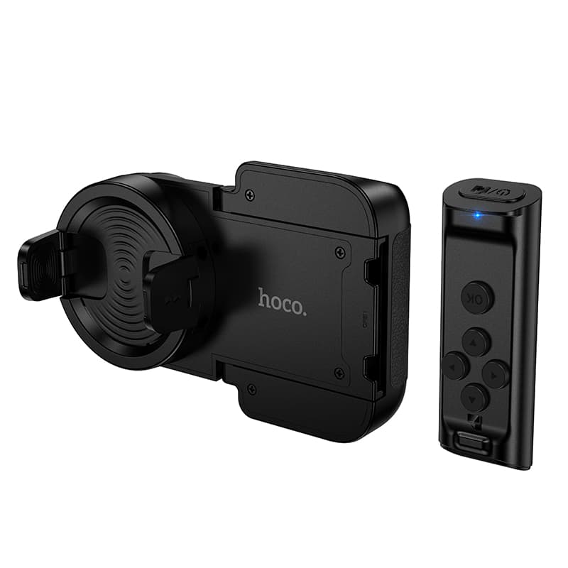 Держатель штатив для телефона с пультом HOCO K33 Oleada multi-function recording tool Black