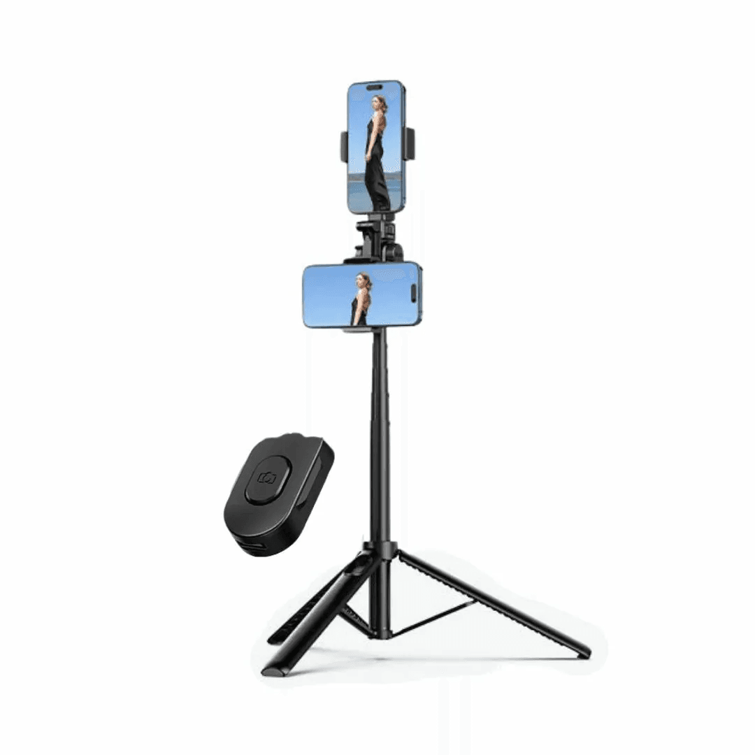 Штатив трипод для двух телефонов с Bluetooth пультом Ulanzi Vijim MT-70 Tripod Black (T027GBB1)