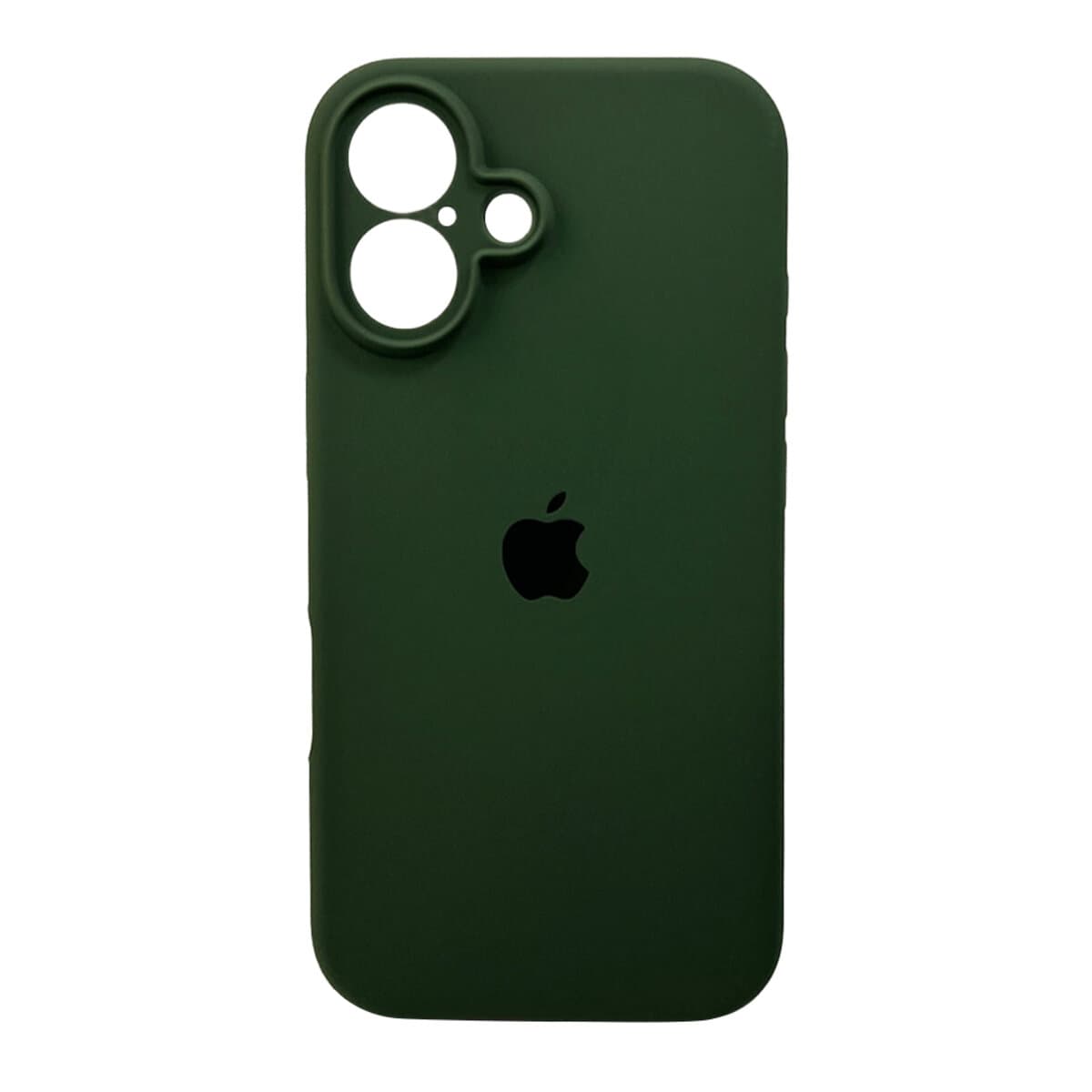 Захисний чохол-накладка Silicone Full Case AA Camera Protect для Apple iPhone 16 Pine Green (FullAAi16-46)