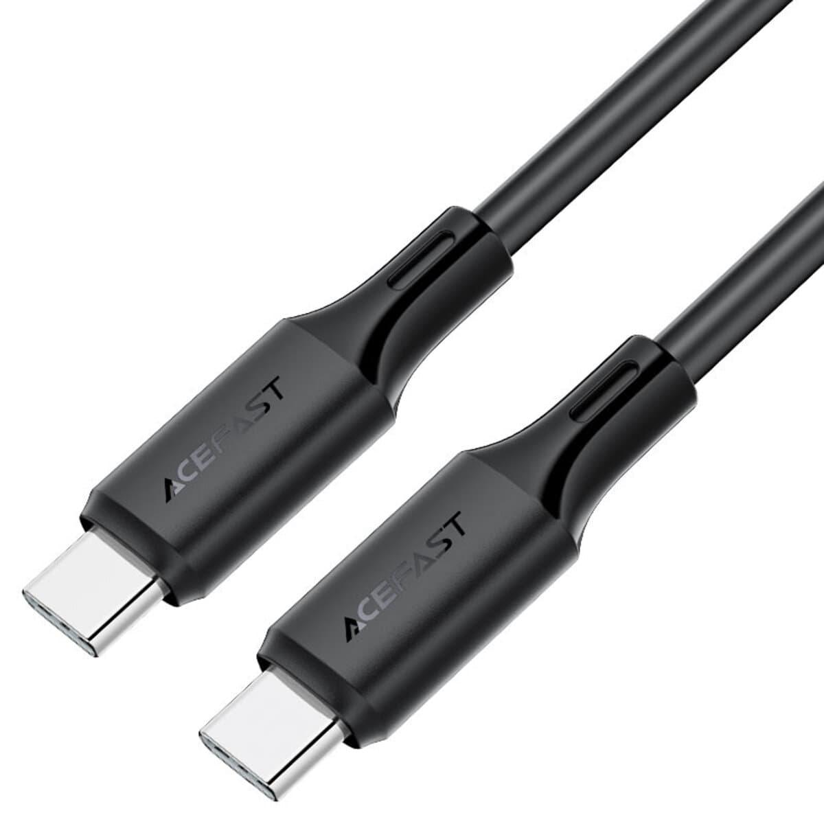 Кабель ACEFAST C17-03 Type-C to Type-C silicone charging data cable 1.2m 3A Black