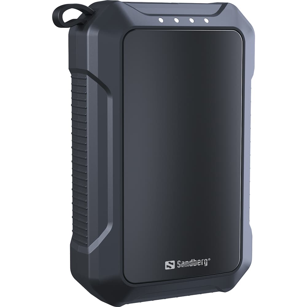 Powerbank повербанк УМБ Sandberg Hand Warmer з обігрівачем рук 10000 mAh 2A USB Type-C in LED ліхтар 1W Black (420-65)