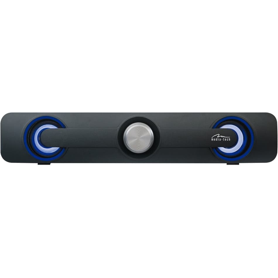 Дротова комп'ютерна колонка Media-Tech Soundbar 1.0 MT3173 5W AUX Black (MT3173)