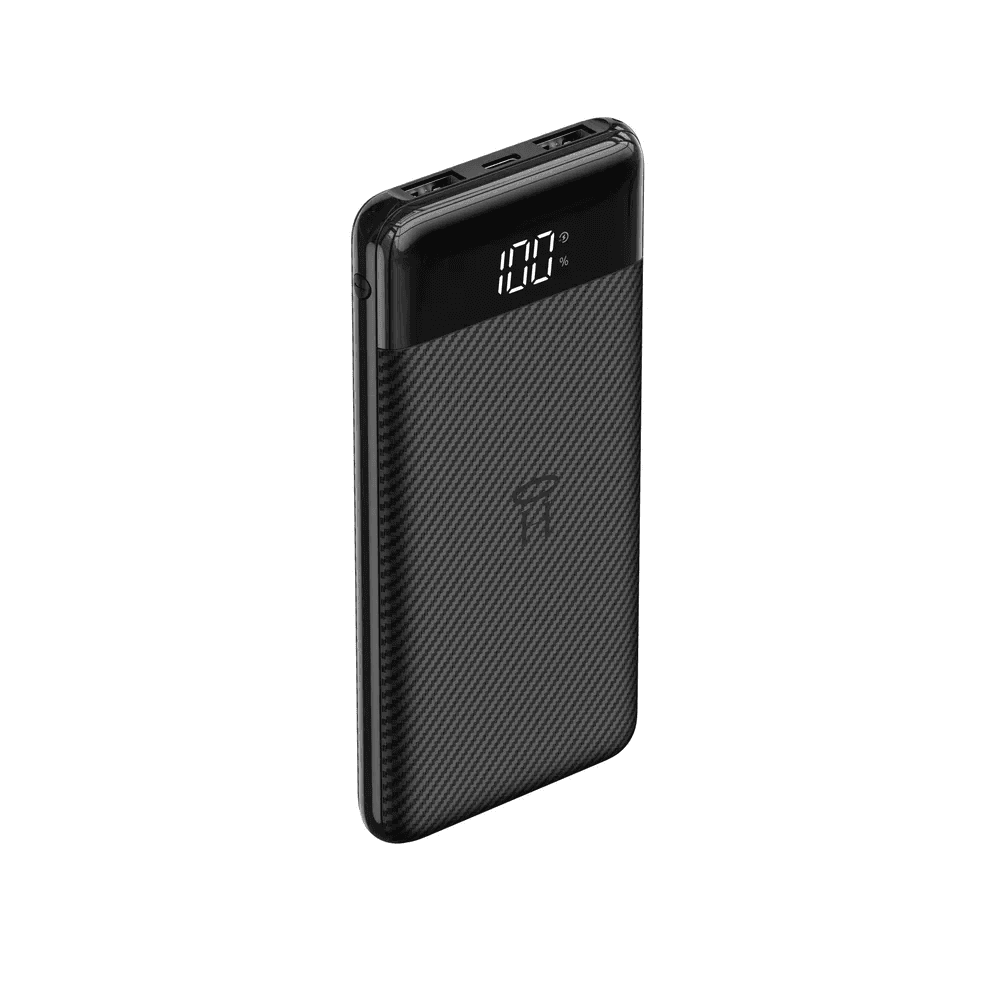 Powerbank павербанк УМБ VEGER 10000mAh 3.7V With LCD Display Black (VG-W1087)