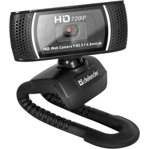 Веб-камера Defender G-lens C-2597 HD720p 2МП USB автофокус Black (63197)