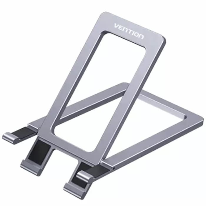 Настільний тримач підставка для телефону Vention Portable Cell Phone Stand Holder for Desk aluminum alloy Grey (KCZH0)