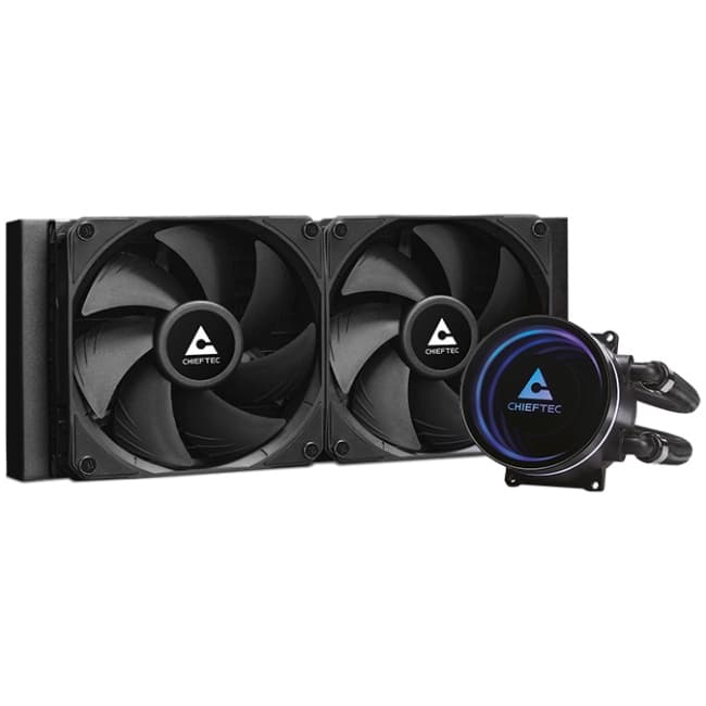 Система водяного охолодження для процесора Chieftec Iceberg 240 DARK Black (CLC-240-BLK)