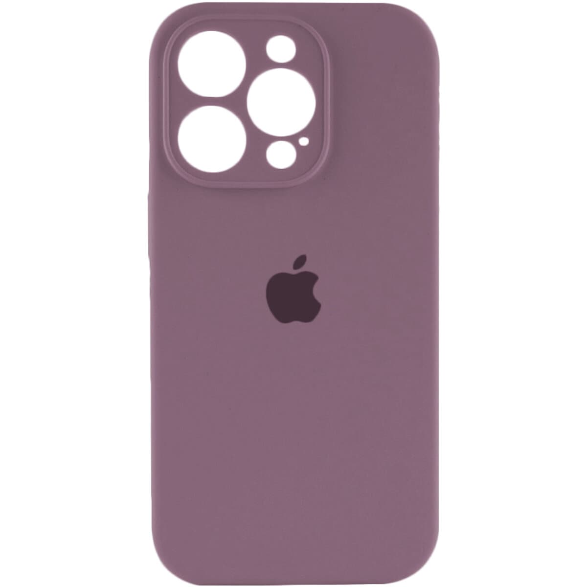 Защитный чехол-накладка Silicone Full Case AA Camera Protect для Apple iPhone 14 Pro Max Taro Purple (FullAAi14PM-60)