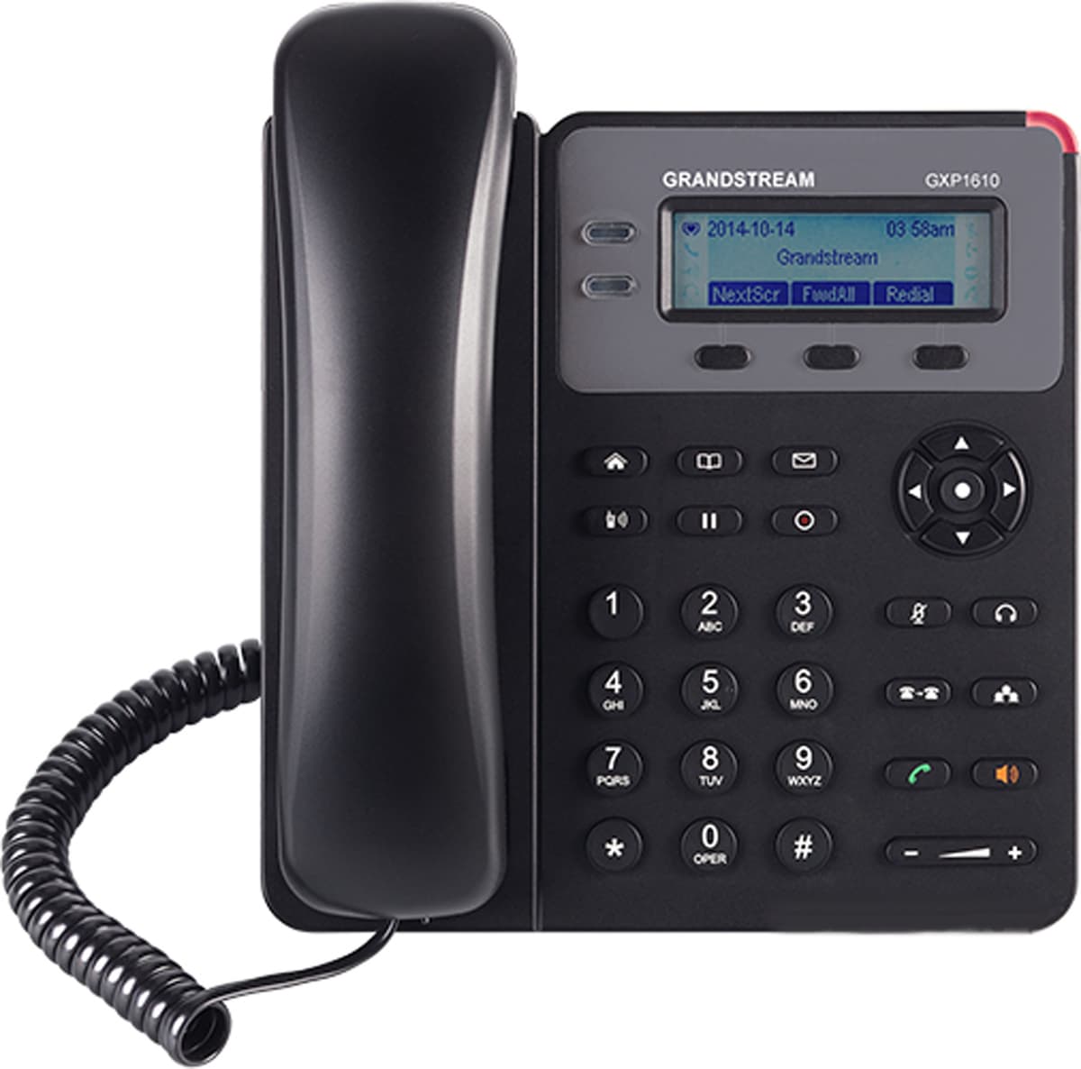 Дротовий стаціонарний IP-телефон Grandstream GXP1610 Black