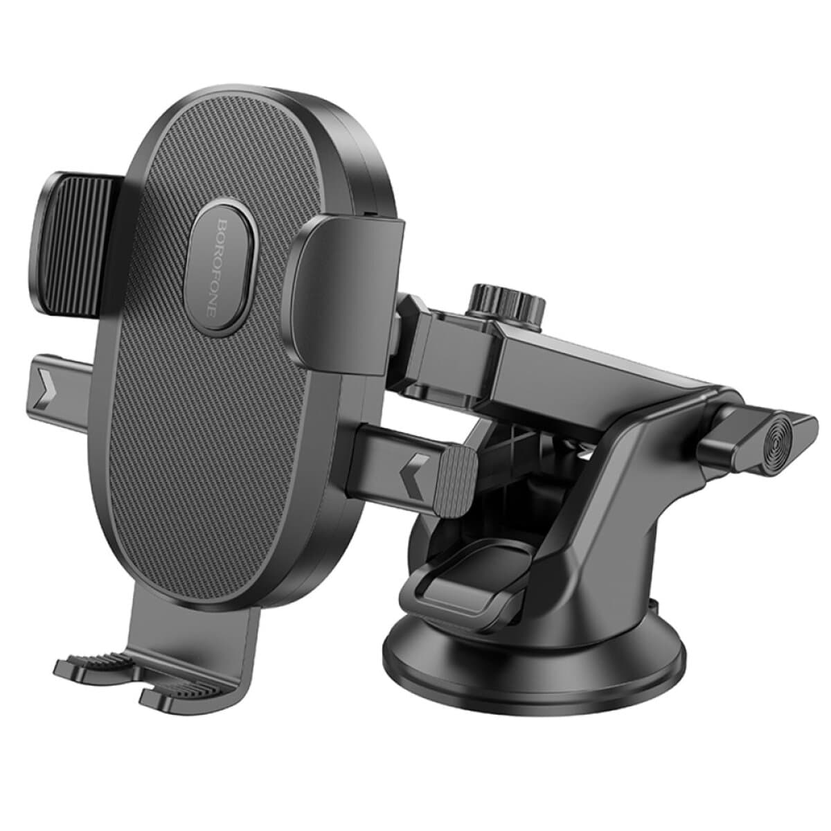Держатель для телефона автодержатель BOROFONE BH93 Grand one-button car holder center console Black
