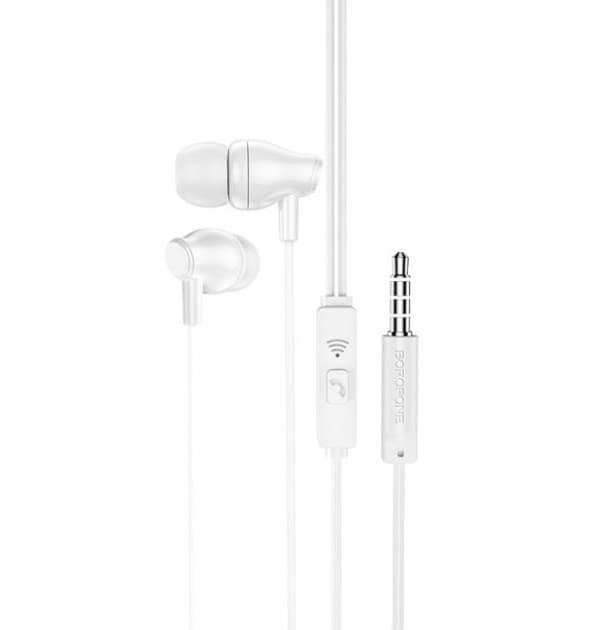 Дротові навушники BOROFONE BM61 3.5мм 1.2м White