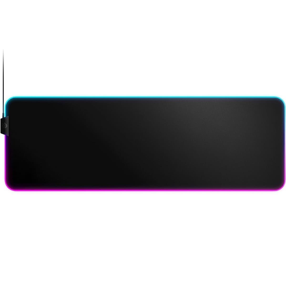 Ігрова поверхня килимок для мишки SteelSeries QcK Prism Cloth XL RGB 900x300x4мм Black (63826)