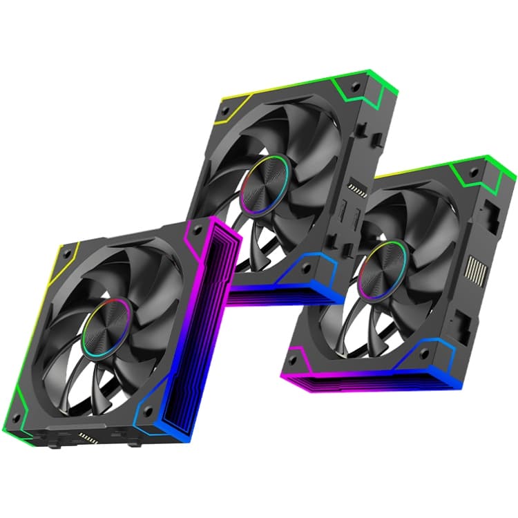 Комплект вентиляторів для корпусу Xilence GAMING XPF360.ARGB 120mm PWM 4pin + ARGB 3pin 3шт Black (XF072)