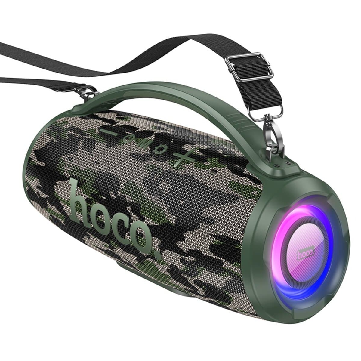 Бездротова портативна колонка HOCO HA4 mini Surge outdoor BT5.3 speaker 40W 4500mAh Camouflage Green
