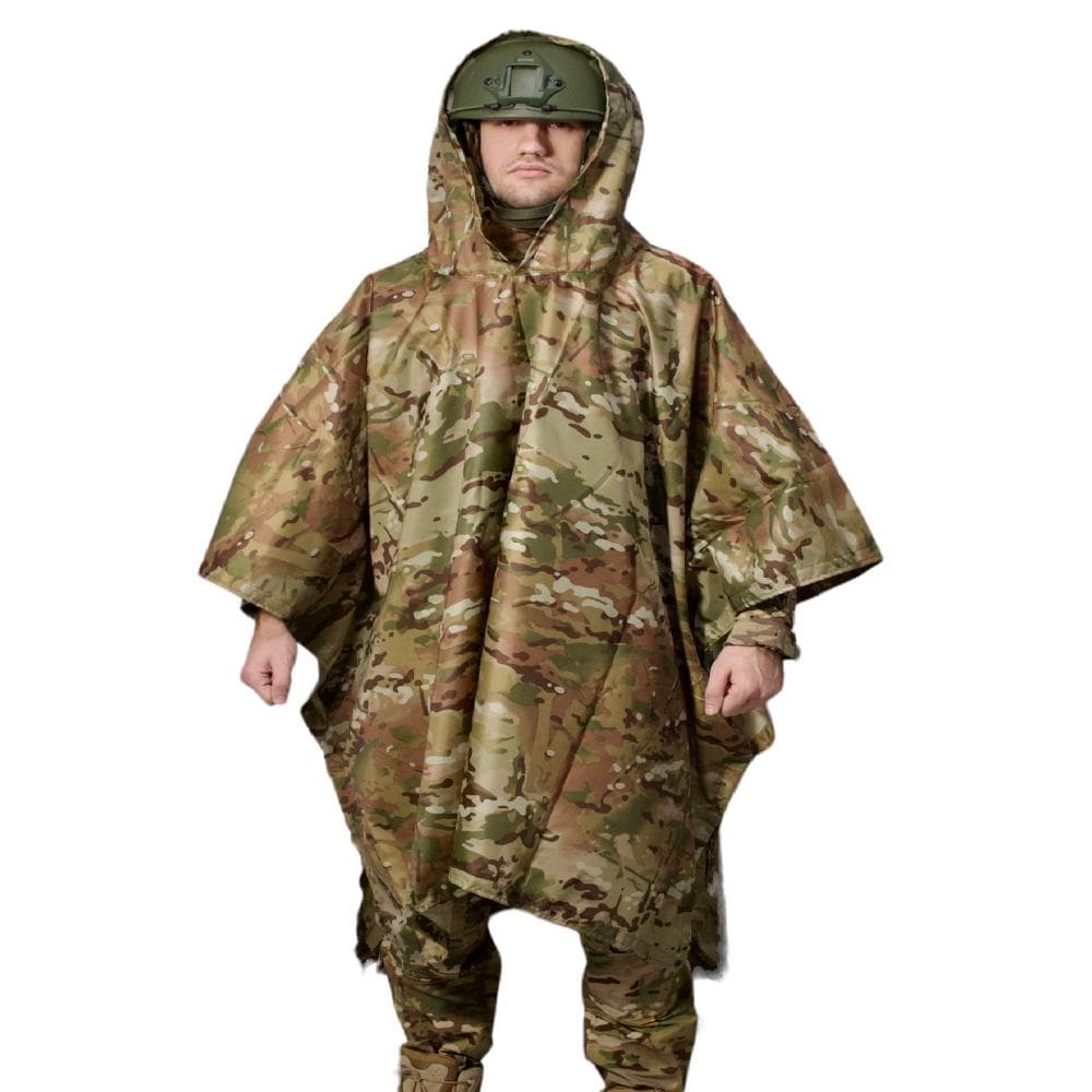 Плащ-палатка пончо водонепроницаемое Ranger RA8916 XL 140х210см Oxford Multicam