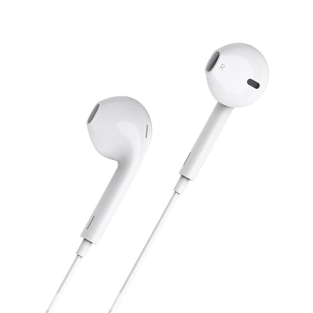 Проводные наушники BOROFONE BM27 Amazing sound Type-C earphones with mic 1.2м White (BM27W)