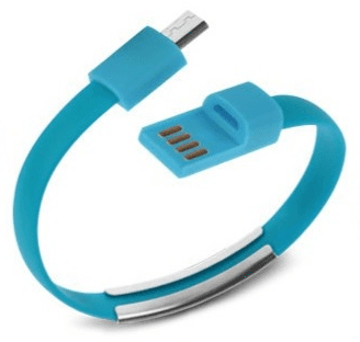 Кабель-браслет S0607 USB to Micro-USB 2.0 RTL Blue