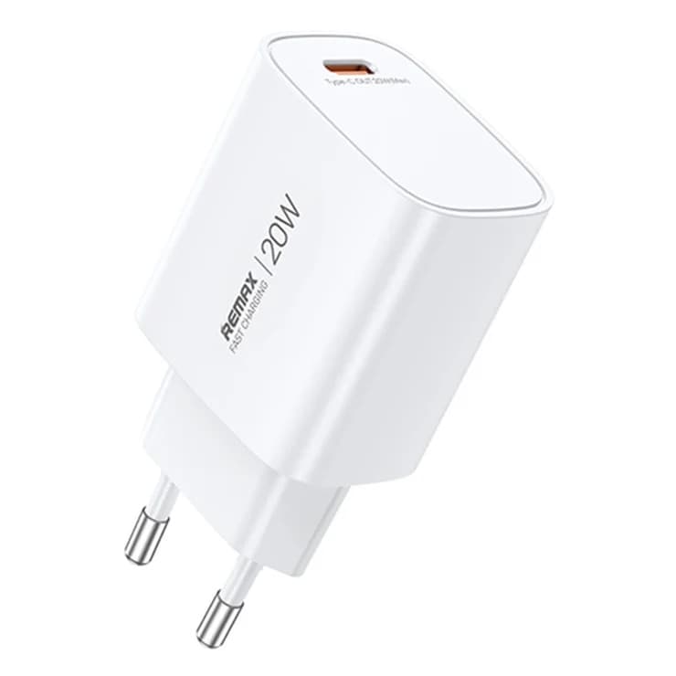 Зарядний пристрій REMAX U187-C20W GaN Fast Charging 1xType-C Charger EU White