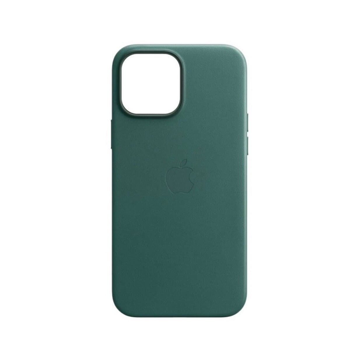 Захисний чехол-накладка Leather AAA Full Magsafe IC для iPhone 15 Pine Green (Leat15PineGreen)