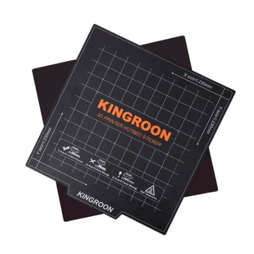 Магнітна підкладка на стіл для 3D принтера Kingroon 230x230мм Black (536996)