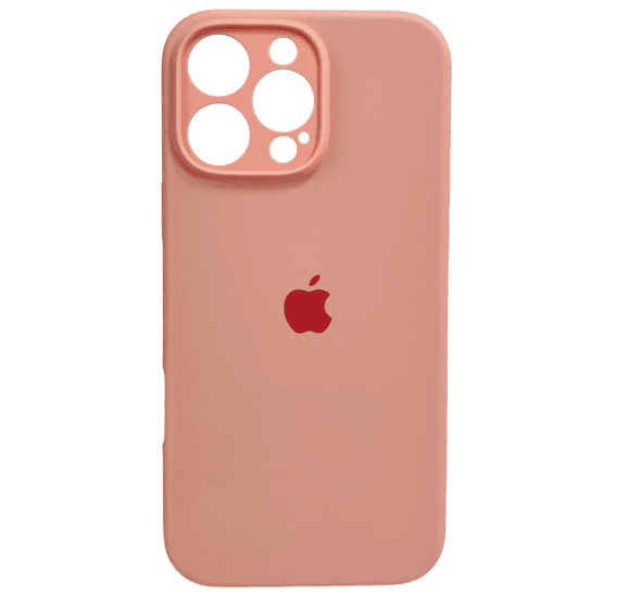 Захисний чохол-накладка Silicone Full Case AA Camera Protect для Apple iPhone 16 Pro Grapefruit (FullAAi16P-37)