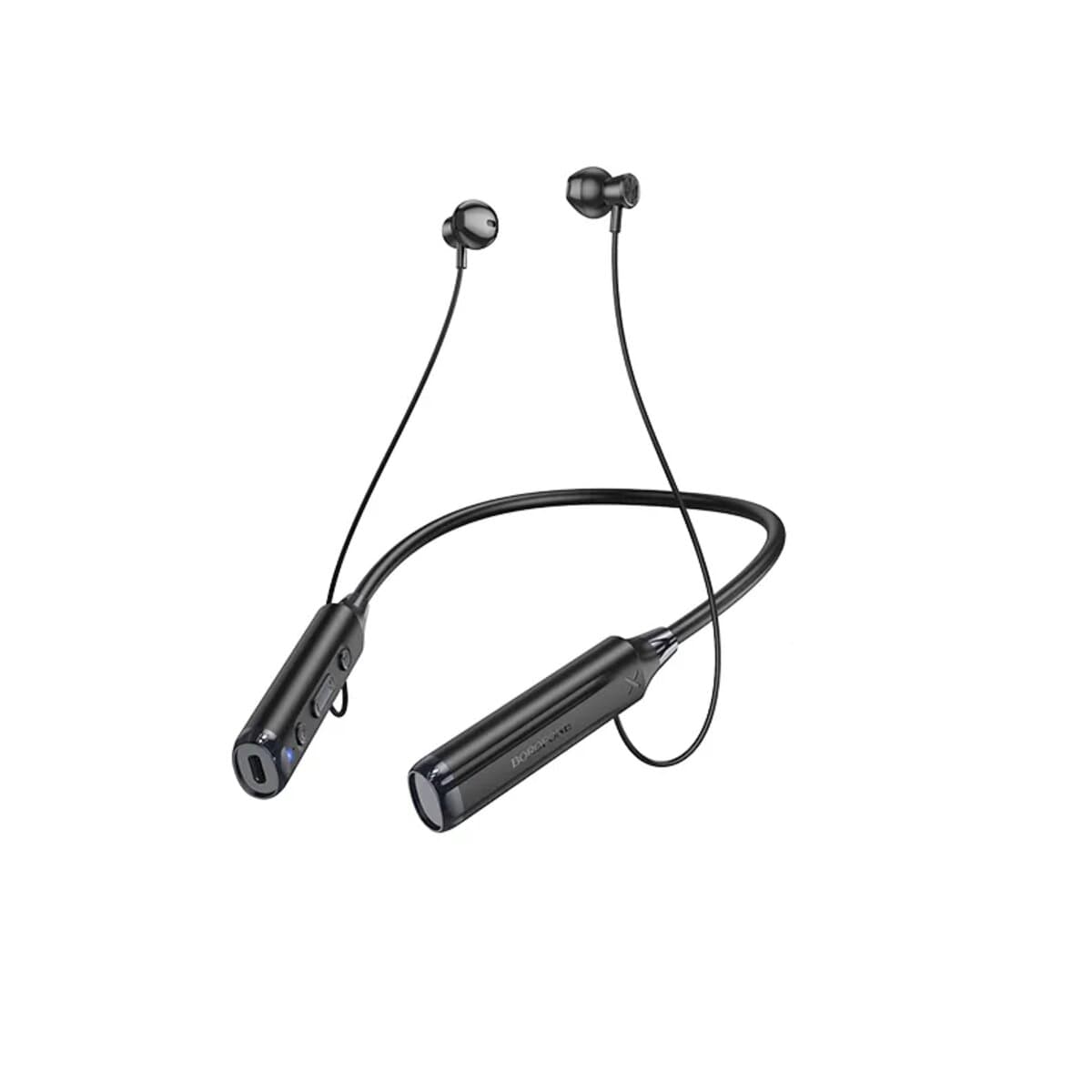 Бездротові навушники BOROFONE BE64 Perfect neckband BT5.3 earphones 800 mAh Black (BE64B)