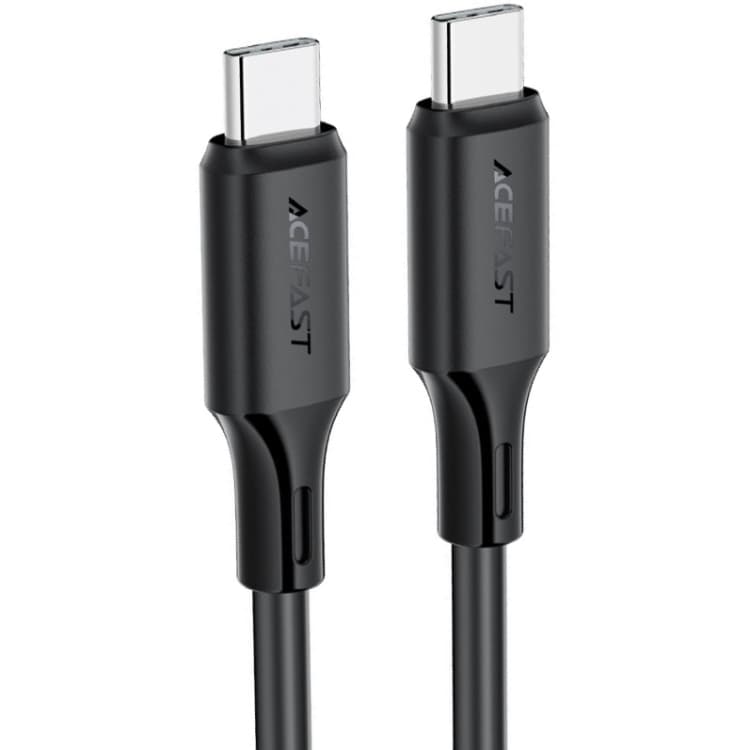 Кабель Acefast C17-03 USB 2.0 Type-C M-M 1.2м 3A 60W silicone Black