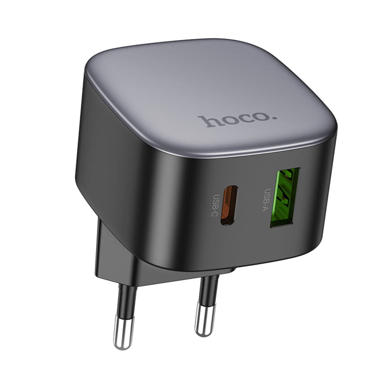 Зарядное устройство HOCO CS32A Rise PD20W+QC3.0 charger 1xUSB 1xType-C Black