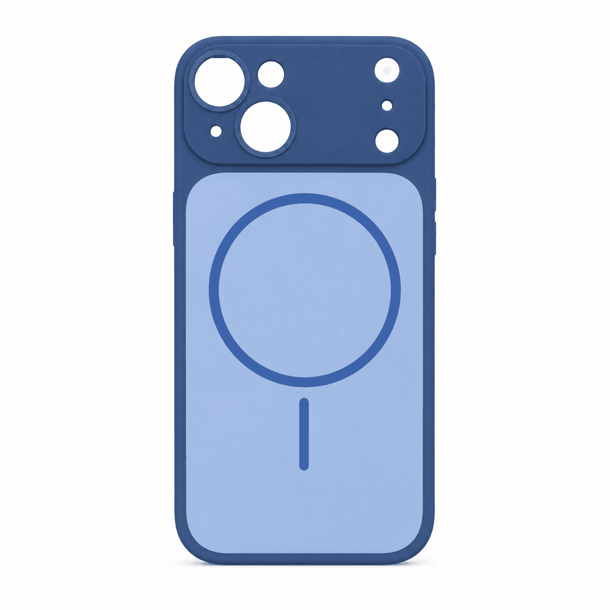 Захисний чохол-накладка Silicone Creative Variation Case MAG COVER Apple iPhone 15 Dark Blue (MagCOViP15-2)