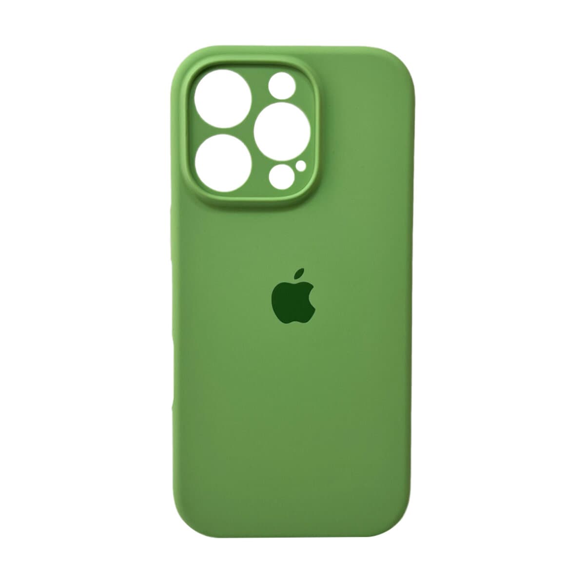 Защитный чехол-накладка Silicone Full Case AA Camera Protect для Apple iPhone 16 Pro Mint (FullAAi16P-1)